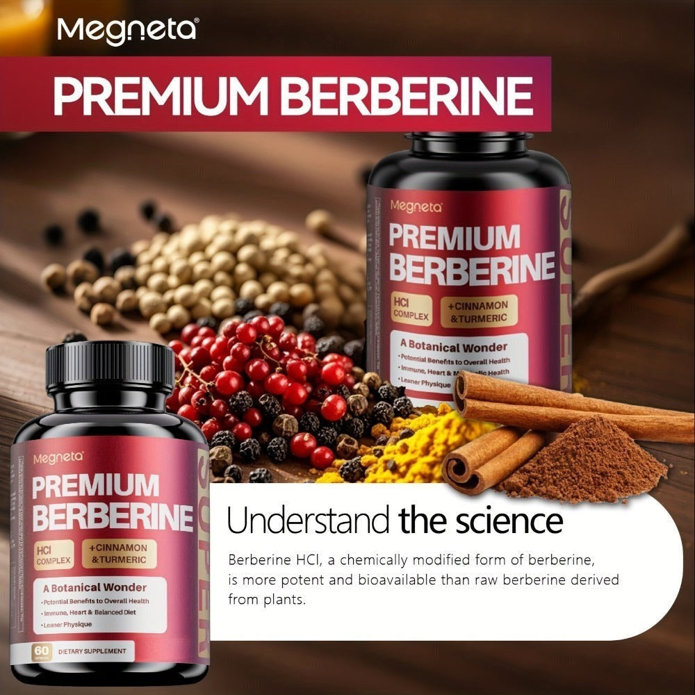 Super Thermo Evolution Supplement|Berberine Capsule for Balanced Diet, Fitness Companion, Digestion & Gut Health|Herbal Formula with White Kidney Bean, Safflower Oil, Acetyl-L-Carnitine|Health Weight, for Men And Women, 30-Day Supply