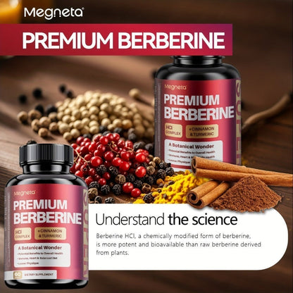 Thermogenic Fat Burner Capsules with Berberine, White Kidney Bean, Safflower Oil & Acetyl-L-Carnitine – Metabolism Boost, Gut Health & Weight Management Formula for Men & Women | 30-Day Supply | 1 or 2 Bottles