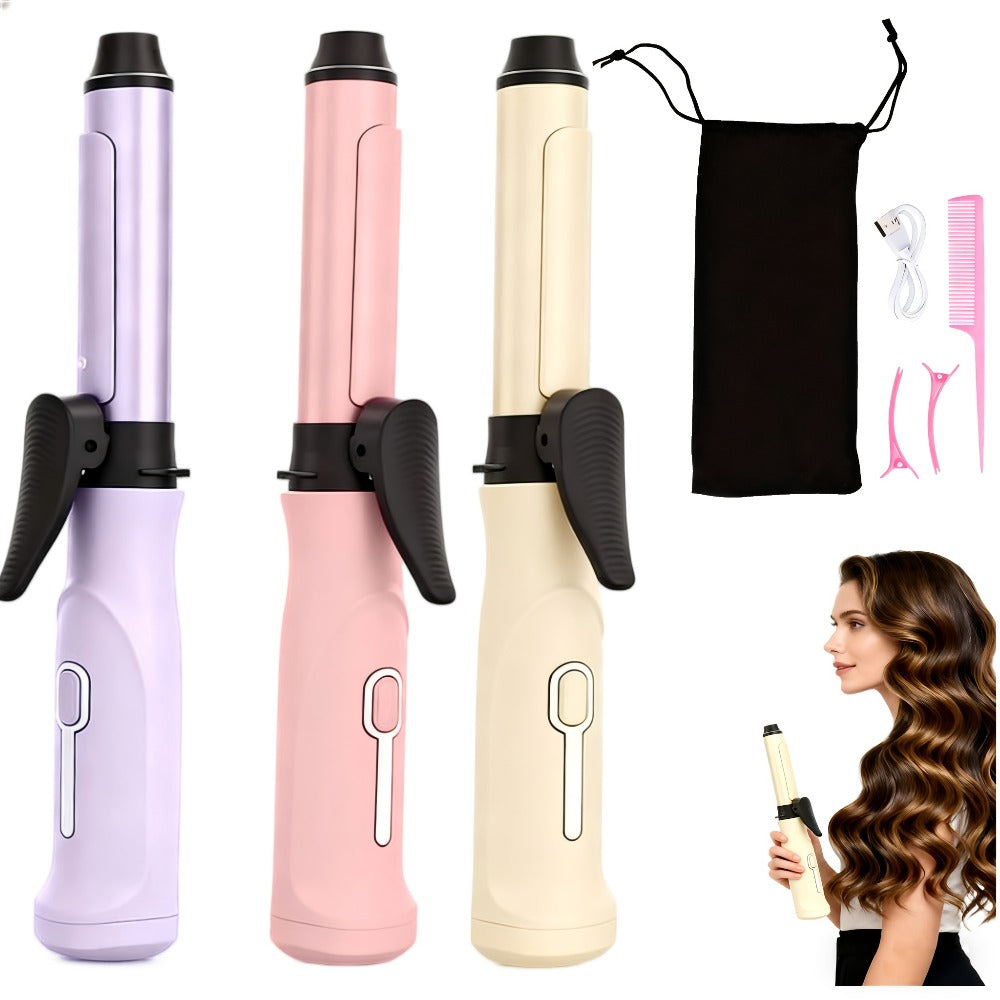 Portable Wireless Mini Hair Curling Iron Long Lasting Style Airy Bangs Big Wave Permanent Hairdressing Tools Additions for Students