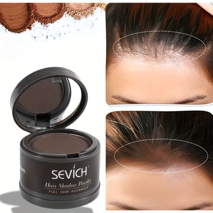 Root Coverage Powder for Thinning Hair - Hairline Concealer with Natural Shadow Effect, Voluminous Lift & Lightweight Formula, Sensitive Scalp Safe, Easy Brush Application for Men & Women All Hair Types