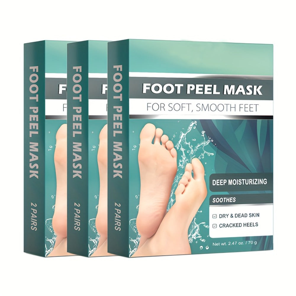 Foot Mask - Exfoliator Off Dead Skin Remover, Firming, Hypoallergenic, for Smoothing, Moisturizing And Brightening Hands And Feet, Reappearance of Tight Skin, Soft Smooth Touch Feet