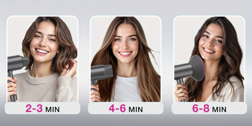 Quick-Drying Hair Dryer Featuring a Diffuser for Curly Hair, 1875W Professional Ionic Blow Dryer Suitable for Both Women And Men, Lightweight And Powerful Portable Hair Dryer Ideal for Travel, Perfect Gift for Friends And Partners