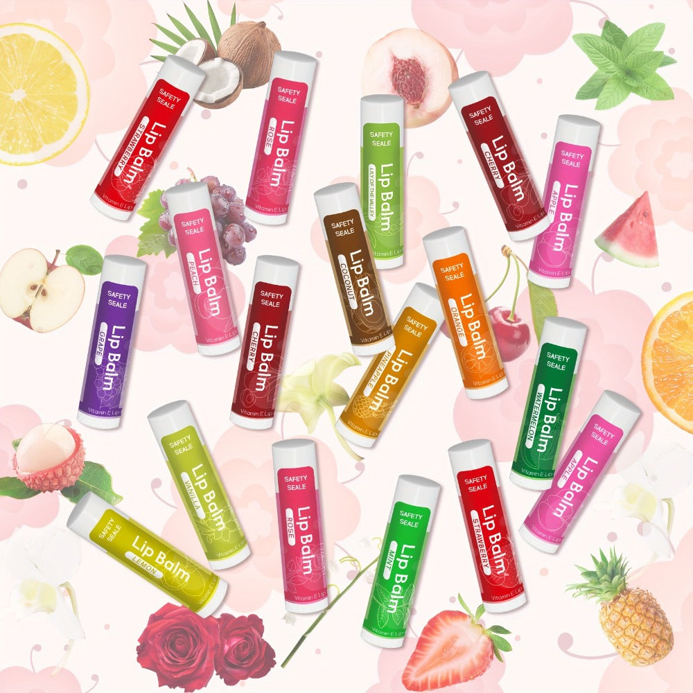Lip Balm Lipstick Set 84 Pcs 14 Flavors Moisturizing Natural Luster Mini Lipstick Bulk Pack, Party Favors Wedding Bridesmaids Graduation Souvenirs Gift
