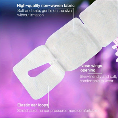 Lavender Steam Eye Mask Self-Heating Warm Compress Moisturizing Hypoallergenic Alcohol-Free for Dry Eyes Fatigue Relief Travel Sleep Spa All Skin Types 30pcs 60pcs