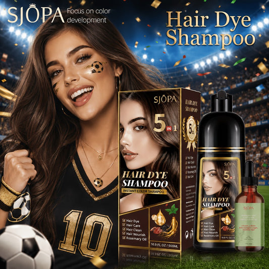 This Valentine'S Day Hair Coloring Gift Set Includes 16.91 Ounces of Hair Coloring Shampoo (With Five-In-One Benefits) And 0.03/1.01 Ounces of Rosemary Hair Oil. The Gentle, Non-Irritating Formula Makes It The Perfect Valentine'S Day Gift