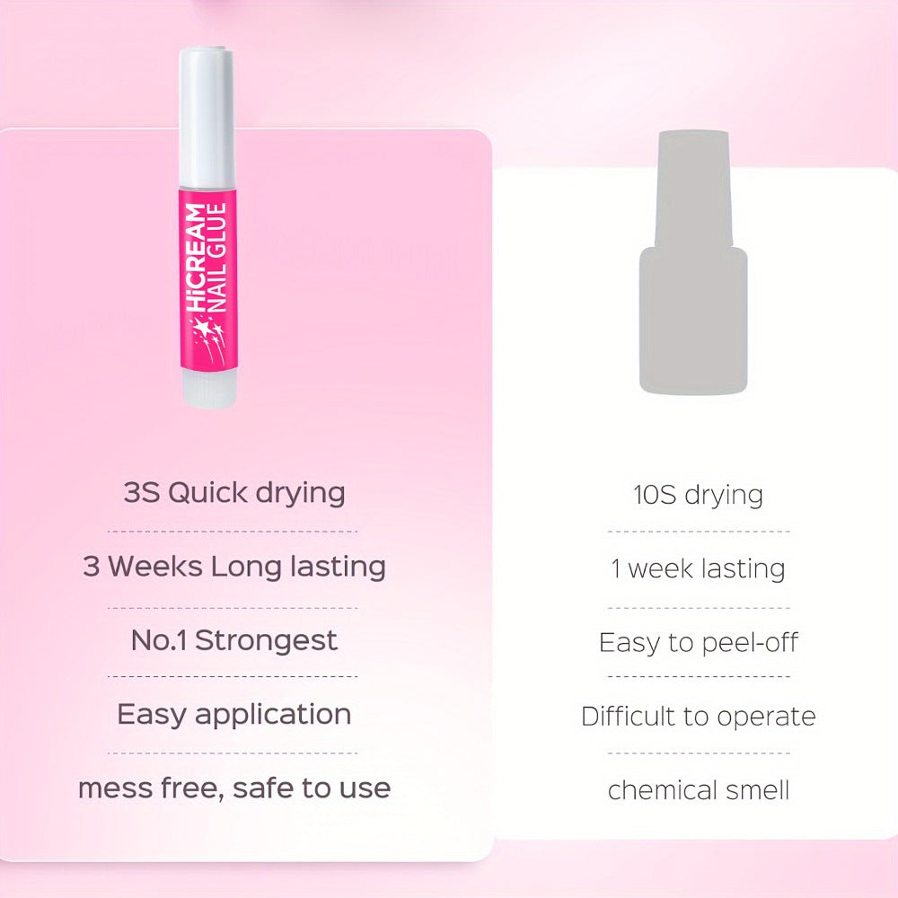 Complete Nail Glue Set - Water-Resistant, Unscented Liquid Adhesive for Press On Nails with 2pcs 0.24oz Brush On Nail Glue & 12pcs 0.07oz Bottles - Perfect for Nail Art And DIY Nail Enhancement (14pcs/28pcs)