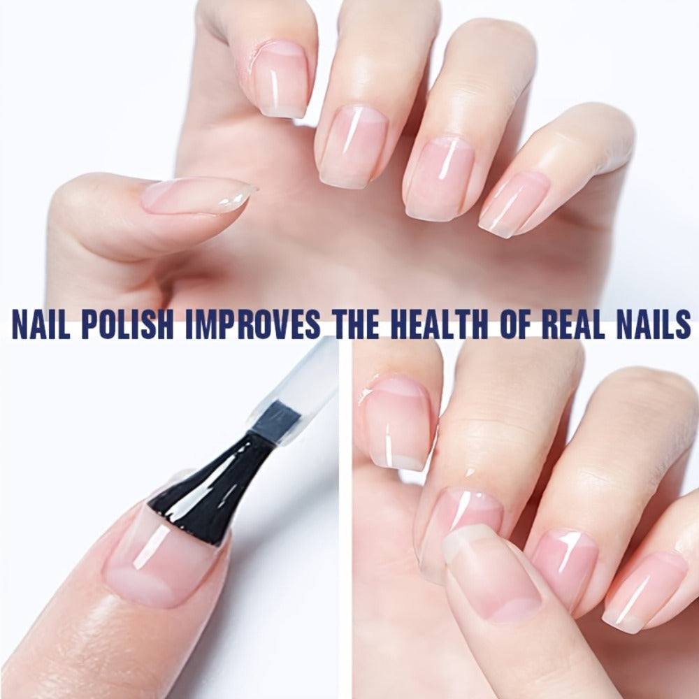 [Keratin Nail Polish] Rozino Keratin Nail Polish Suitable for, Dry & Brittle Nails - Strengthener with Aloe Vera & Lavender, Moisturizing Polish for Instant Hydration, Natural Nail Care for Hands & Fingernails, /Korean Skincare Formula