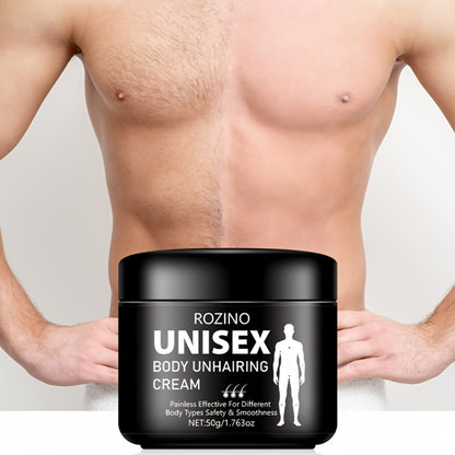 Hair Removal Cream 50g Fast 5-Minute Depilatory Cream for Legs Arms Armpits Abdomen - Gentle Painless Body Hair Remover No Residue Moisturizing Formula for Men Women