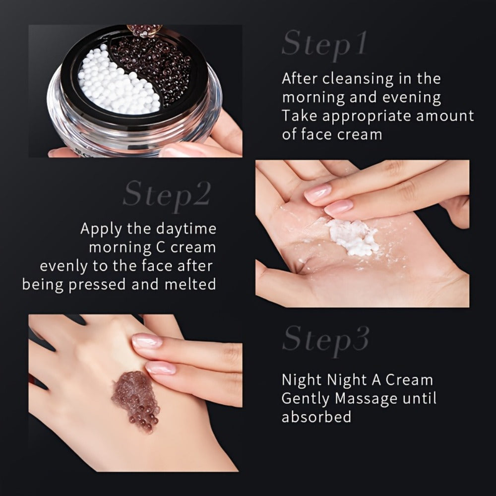 Dream Blue Dual Firming Day And Night Skin Source Cream (Morning C, Evening A, Hydrating, Refreshing, Firming, Smoothing) Skincare