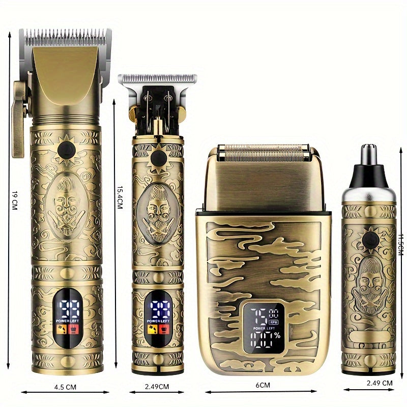 Aqwiopr Wireless Hair Clippers And Trimmer Kits - an Ideal Present for Men'S Grooming