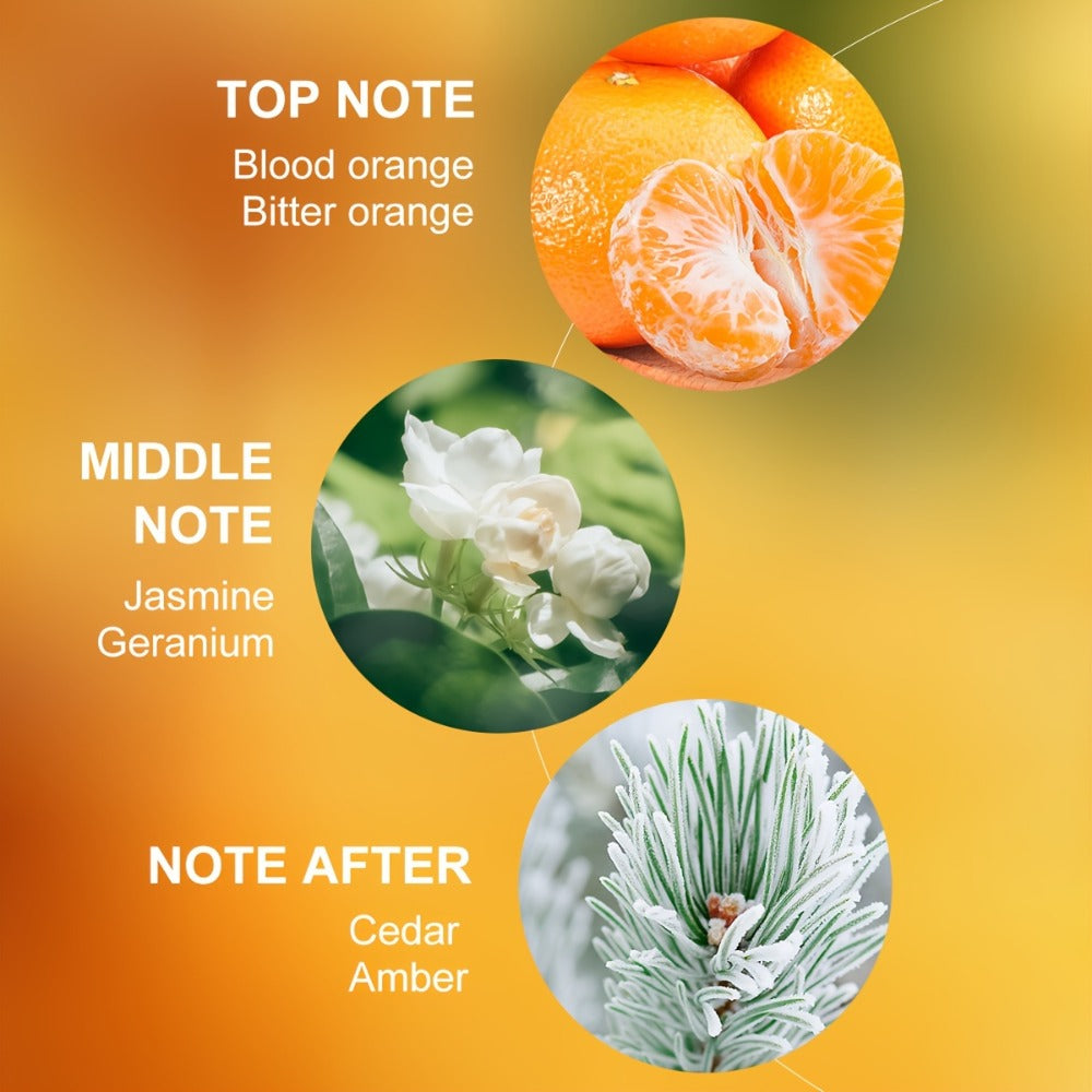 Perfume for Women Fresh Orange Citrus Floral Fragrance Long Lasting Eau de Parfum Feminine Scent Gift Box for Her Dating Daily Wear 1 or 2 Bottles