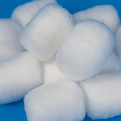 Cotton Balls 500 Count Jumbo Super Soft 100% Absorbent - Makeup Removal Skin Care Wound Cleaning Unscented Premium Cotton Balls for Sensitive Skin Pack of 5