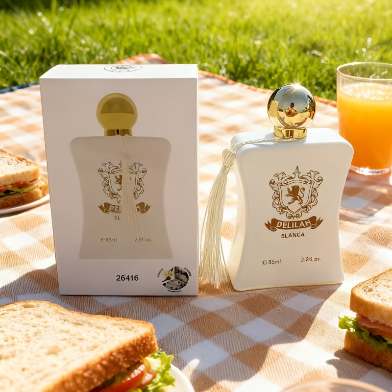 Delilah Blanca 26416, Women's Perfume A Niche, High End Fragrance with a Long Lasting Light Scent Perfect for Commuting, Dates, or Nights Out. It Enhances Charm with Versatile Notes That Feel Gentle and, Cool and Mysterious, yet Fresh and Sweet.