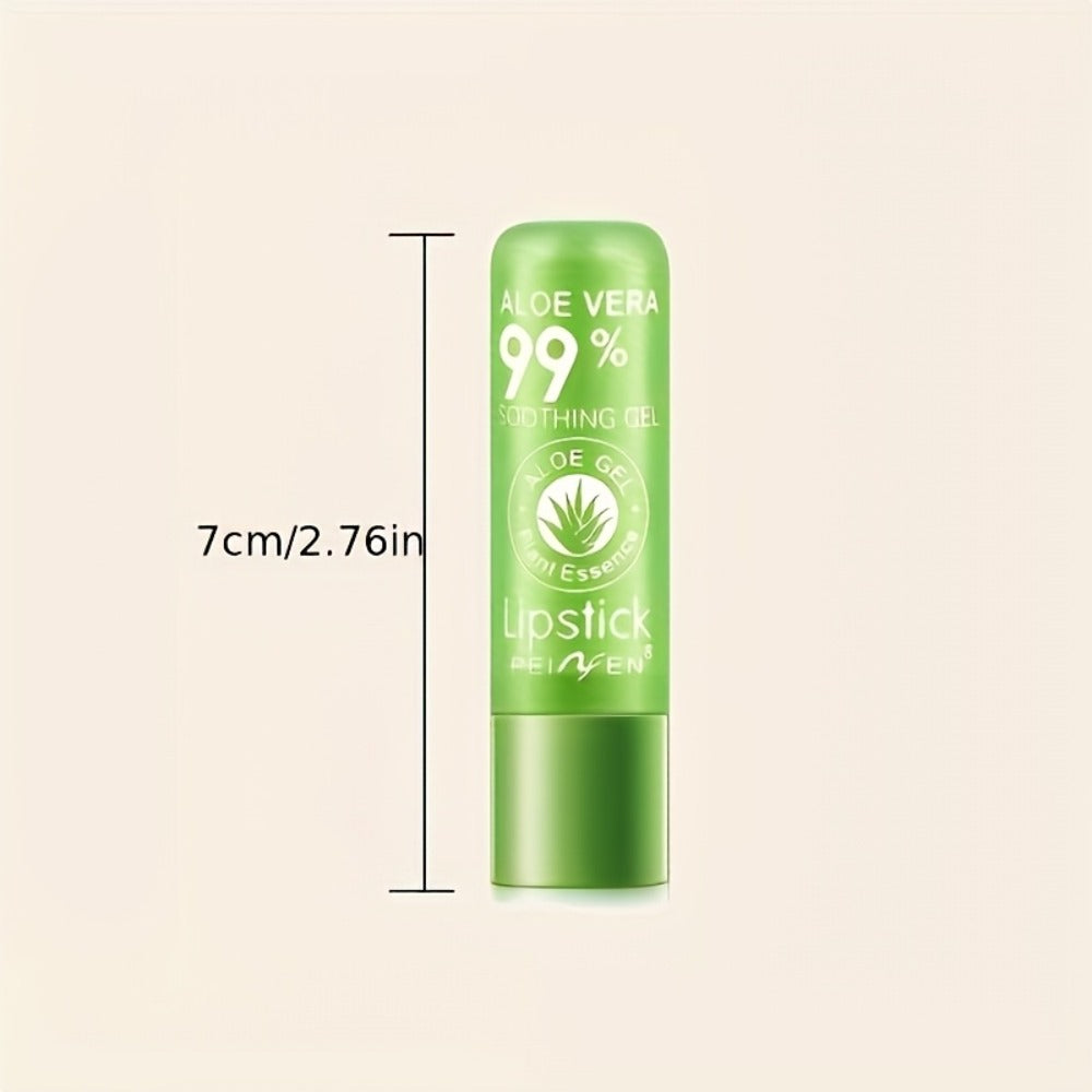 Color Changing Lipstick Aloe & Squalane - Green to Pink Magic Tint, Moisturizing Long-Lasting Lip Balm Set, Perfect Gift for Mother's Day & Valentine's Day