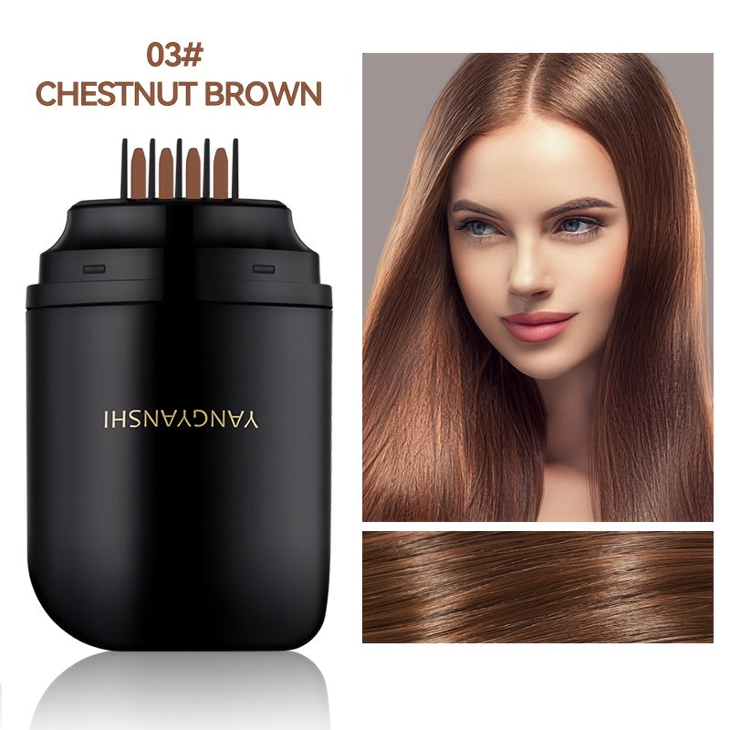 Hair Dye Stick Gray Hair Coverage Root Touch Up Pen - Instant Waterproof Sweatproof Colorfast Hair Color Stick Does Not Stain Clothes Natural Black Brown
