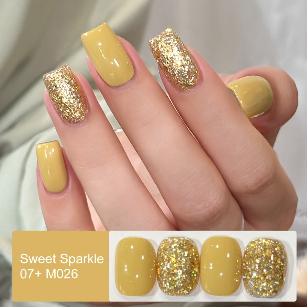 Glamorous Spring Nails Seasonal Nail Art 2Colors Set 0.51oz Nail Gel Polish Soaking LED Nail Gel Salon Female Nail Art Tools Four Seasons Fashion