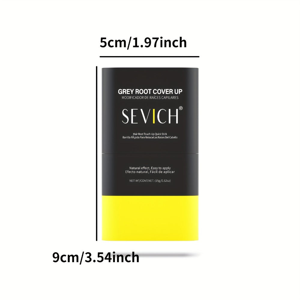 Beard Dye Pen Waterproof Beard Color Stick - Sevich 2-in-1 Disposable Washable Beard Hair Filler Pen with Brush for Men Mustache Styling Natural Gentle Look