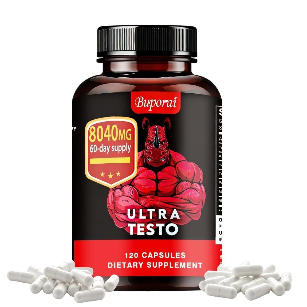 Ultra Testo - with Ashwagandha, Tongkat Ali, Maca Root, Supports Men'S Health, Supplement - 120pcs