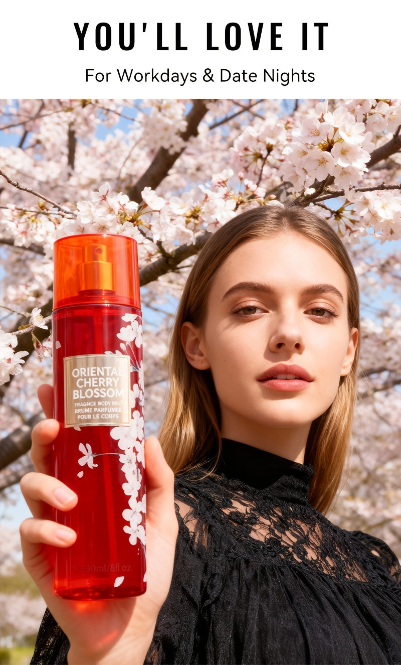 8 Fl.oz/236ml Hair & Body Mist For Women, Floral Fragrance Mist, Fresh Body Spray, Long-Lasting Perfume, Perfect For Daily Use, Dating, Parties And Gift Giving