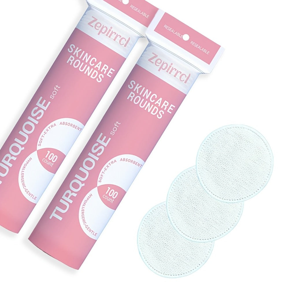 600pcs Disposable High Quality Round Pads, Cleansing Pad, Makeup Remover Pads.Soft And Gentle on All Skin Types.Facial Make-Up, Cleansing And Care Tools.Portable - 100 Tablets Per Pack 2.36*2.36inch