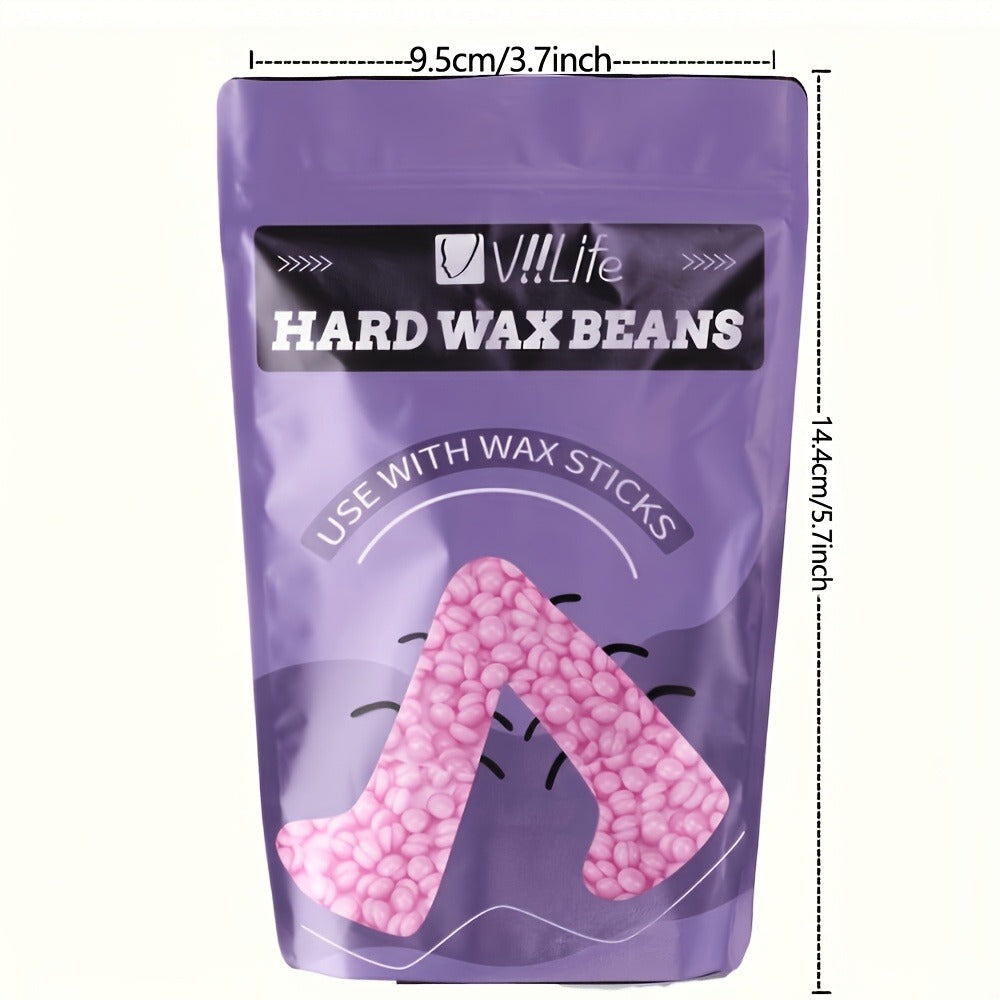 Wax Warmer Kit with 43 Accessories — Pink Wax Beads Hair Removal Set for Women & Men, Wax Pot for Face, Eyebrow, Body, Brazilian & Bikini | Home Salon Waxing Machine