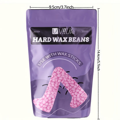 Wax Warmer Kit with 43 Accessories — Pink Wax Beads Hair Removal Set for Women & Men, Wax Pot for Face, Eyebrow, Body, Brazilian & Bikini | Home Salon Waxing Machine