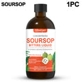 1/3pcs Soursop Bitters Liquid - Herbal Supplement, Gut Health Support - Contains Moringa, Oregano, And Ashwagandha, Suitable for Those with Sensitive Stomachs. Multi-Plant, Sugar-Free, Vegan Formula for Enhanced Vitality