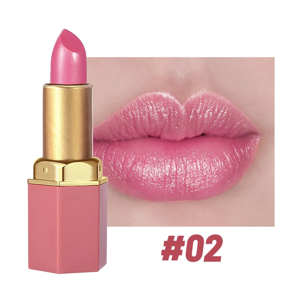 Cream Lipstick Set 6 Colors - Long Lasting Moisturizing Lip Color for All Skin Tones, Everyday & Party Makeup, Perfect Women's Gift