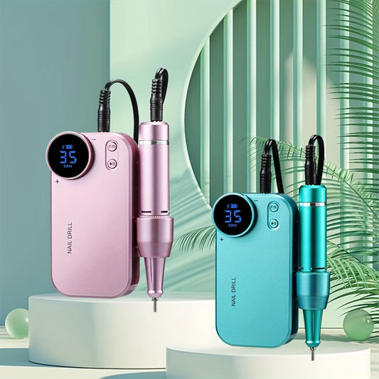 High-power Electric Nail Polisher And Nail Remover For Home And Salon Use, Rechargeable Nail Polishing Machine For Manicure, Pedicure, And Dead Skin Removal, A Perfect Gift For New Year And Christmas.