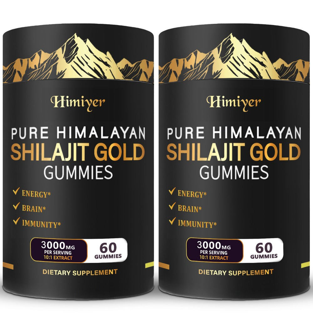 [Crazy Discounts]Himiyer Pure Himalayan Shila Gummies/KSM-66, Ashwagandha And Other Herbs/No Added Sugar/85+ Trace Minerals/ 75%+ Fulvic Acid, Infused With Ashwagandha, Ginseng, Black Musli, Gokshura, Suitable For Both Men And Women