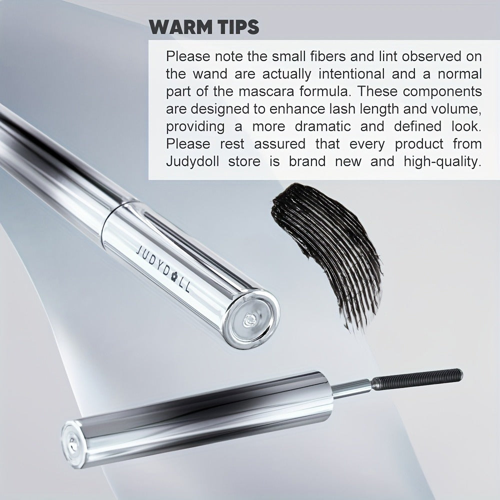 3D Curling Mascara — Volumizing, Waterproof & Smudge-Proof Eyelash Wand, Long-Lasting Nourishing Formula, Suitable for All Eye Types, Korean Makeup Style, Black & Brown, Curling & Precision Design