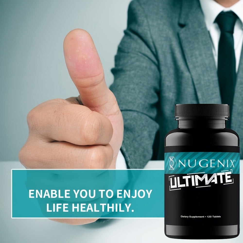 Nugenix Ultimate Supplement, Supports Vitality, Suitable For Men, 120 Capsules