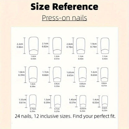 Press On Nails 96 Pieces 4 Packs - Pink Chrome Short Square Fake Nails | Glossy Acrylic Full Cover False Nails for Women Girls, Summer Dating Personalized Nail Art Kit