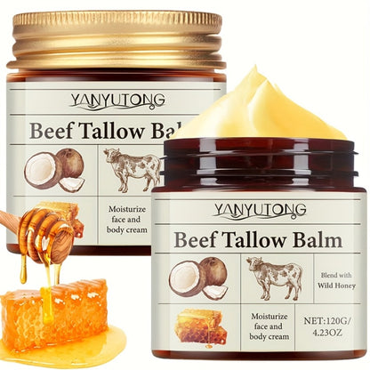 Vanilla Butter Body Cream 100% Natural Grass-Fed Moisturizer Face Body Dry Rough Skin Repair Sensitive Skin Safe Nourishing Lotion 120g