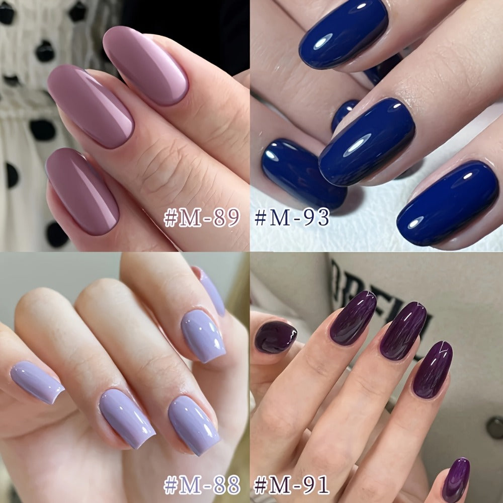 XEIJAYI 6colors 0.51oz New Popular Nail Gel Semi Permanent Nail Art Soaking LED Nail Salon Nail Salon Gel