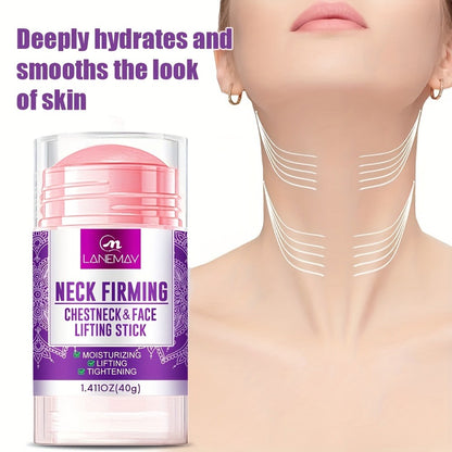 Retinol Collagen Face & Neck Firming Stick Moisturizing Anti Aging Lifting Tightening Skin Care Stick for All Skin Types 3pcs Set