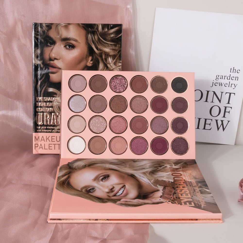 Three-layer/Four-layer Multifunctional Folding Book-style Makeup Palette, Eye Shadow, Blush And Highlighter Makeup Book All-in-one Palette, Holiday Gift Makeup Palette