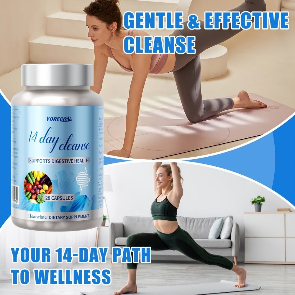 14-Day Gut And Colon Health | Advanced Formula With Senna, MCT Oil & Psyllium Husk Daily Digestive Care Capsules For Men & Women For Smooth & Regular Digestive Rhythm Born For Digestive Comfort