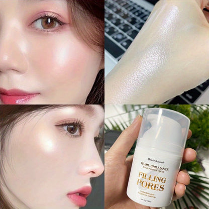 Makeup Primer Cream 30g - Pore Filling Oil Control with Vitamin E, Non-Greasy Moisturizing Formula for Flawless Long-Lasting Finish