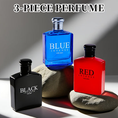Cologne Gift Set for Men 3 Piece EDT Spray | Absinthe Lemon Sage Fragrance Long Lasting Eau de Toilette | Mini & Full Size Options Daily Dating Holiday