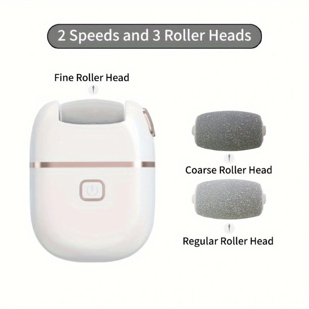 1pc an Automatic Foot Scrubber Featuring Five Grinding Heads - an Electric Tool for Removing Dead Skin And, Perfect for Foot Care at Home Or While Traveling for Adults