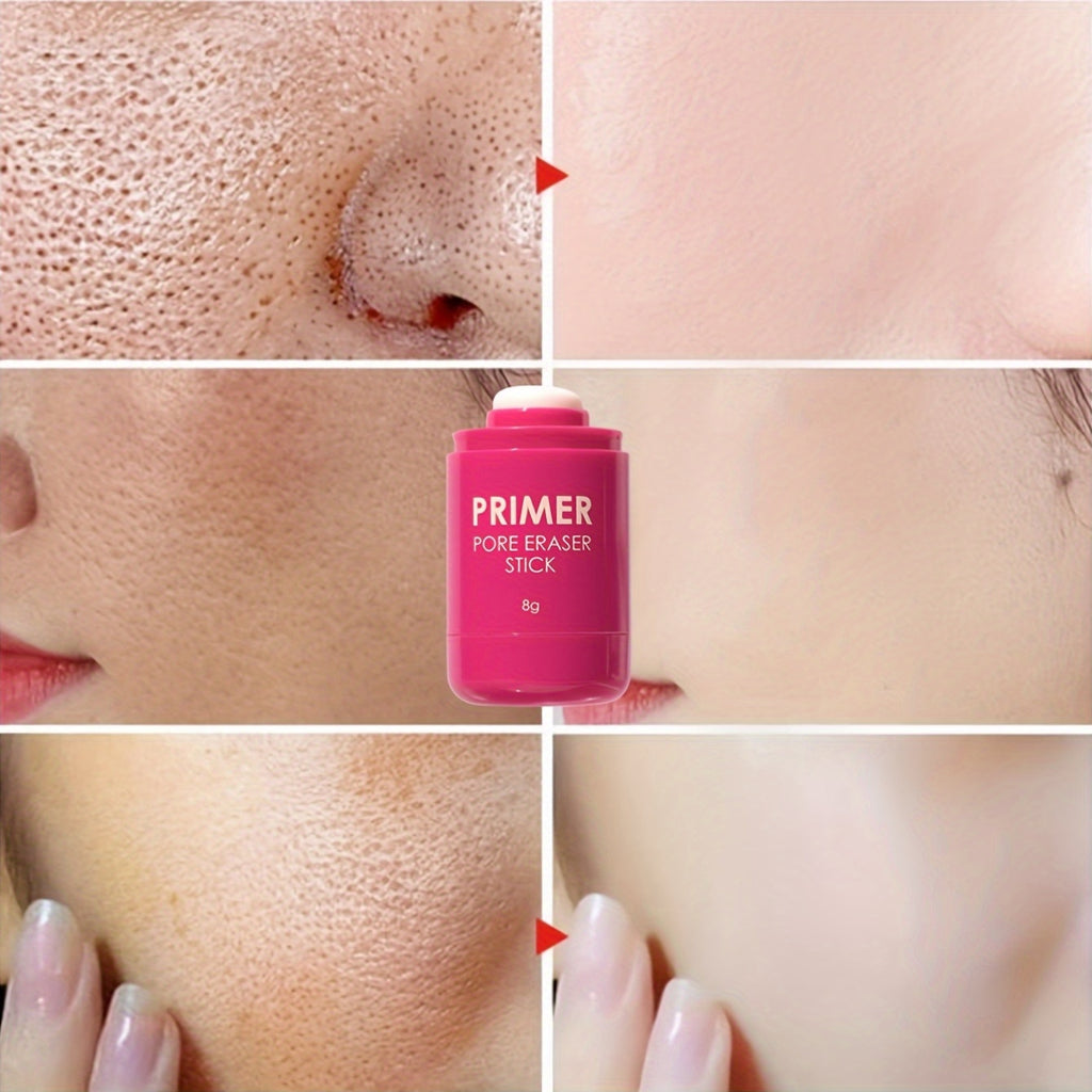 [2pcs Primer Stick Set] Long-Lasting Oil Control Moisturizing 2pcs Primer Stick Set - Smooth Cream Texture, Lightweight Wearable Base Makeup, Pore-Hiding, Strong Oil Control Hydration, Matte Finish, Light Beige Smoothing - 0. 56oz