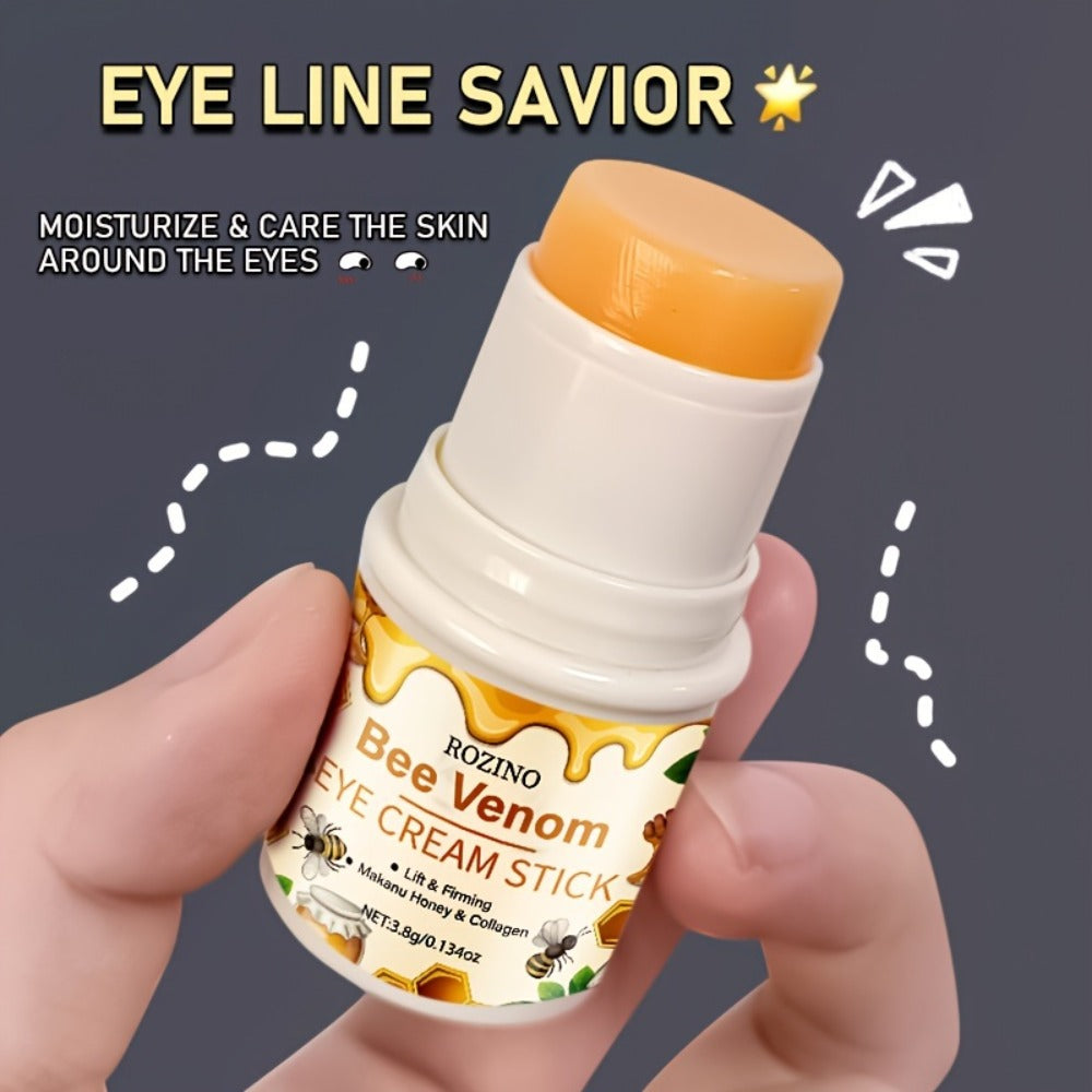 Bee Venom Collagen Instant Lifting Under Eye Cream - Deep Moisturizing & Dark Circles, Hypoallergenic, All Light Beige Types, Unisex Adult Skincare for Puffiness & Wrinkles, No Power Needed, Skincare Routine, Sleek Packaging, Glycerin Moisturizer