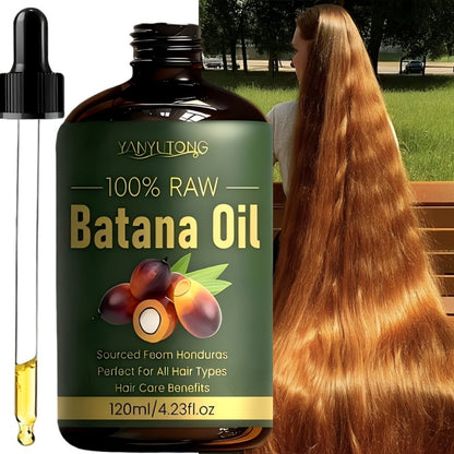 Batana Essential Oil Hair Activation Large Capacity Deep Moisturizing Hydrating Split End Repair Dry Damaged Hair Scalp Treatment Real Ingredients Natural Hair Growth Oil Gift for Women Men