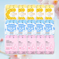 Set of 15 Disposable Soap Paper Boxes, Featuring 5pcs Each of Milk, Vitamin C, And Sakura Hand Wash Soap, Designed with a Gentle Formula, Perfect for Travel, Outdoor Activities, And Camping.