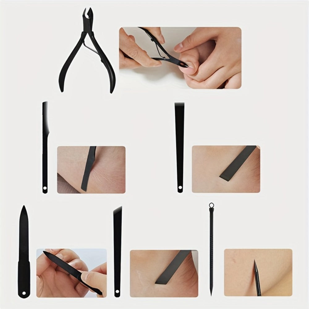 24/23-piece Professional Nail Clipper Set - Sharp blades, precise cutting, durable structure, suitable for trimming fingernails and toenails - Suitable for both men and women, you can get salon-quality nails at home, a comprehensive foot care Essential to