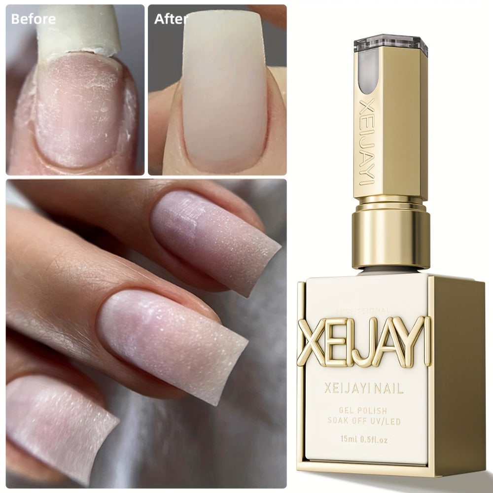 XEIJAYI Photo Frame Bottle Fiber Glue [3 Bottles] --- Fiber Glue Glue Nail Extension Broken Nail Reinforcement Thickening Strong And Tough Nail Function Glue Nail Art Lovers Recommended