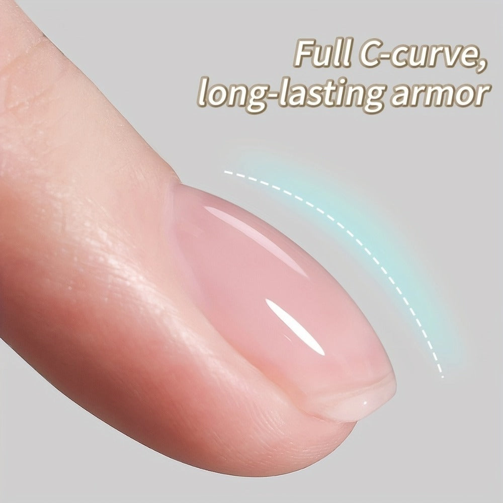 2pcs XEIJAYI 0.51oz Gel for Nail Extension Base Glue, 4-In-1 Leveling Reinforcement Sealing Layer, Alcohol-Free, for Nail Salons, Adult Use