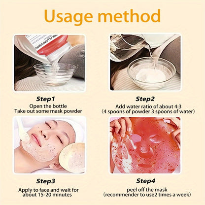 Vampire Plasma Lactic Acid Jelly Face Mask - Peel-Off Firming Hydrating Mask Alcohol-Free Paraben-Free Fragrance-Free for All Skin Types 12.3 fl oz