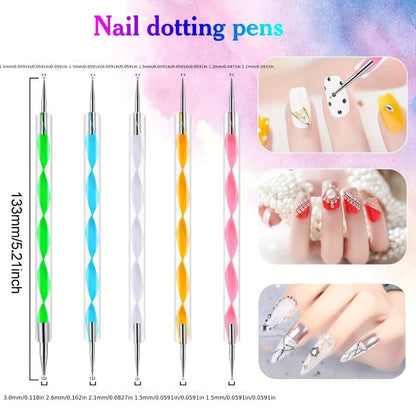 Nail Art Kit 72-in-1 Complete Manicure Set with LED Nail Lamp, Gel Polish, Nail Drill Pen, Nail Polisher, Glue Drying Machine, Polish Brush, Finger Divider & Nail Art Accessories – Professional Home Nail Kit